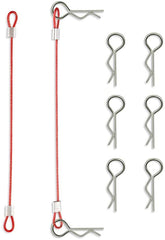 Hosim 2PCS 105mm Aluminum Alloy Red RC 1.2mm Universal 1/8th 1/10th RC Model Car Truck